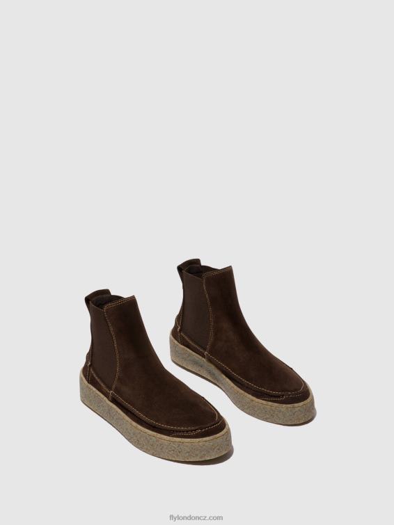 mocca Fly London muži chelsea kotníkové boty roop541 2HX4R801