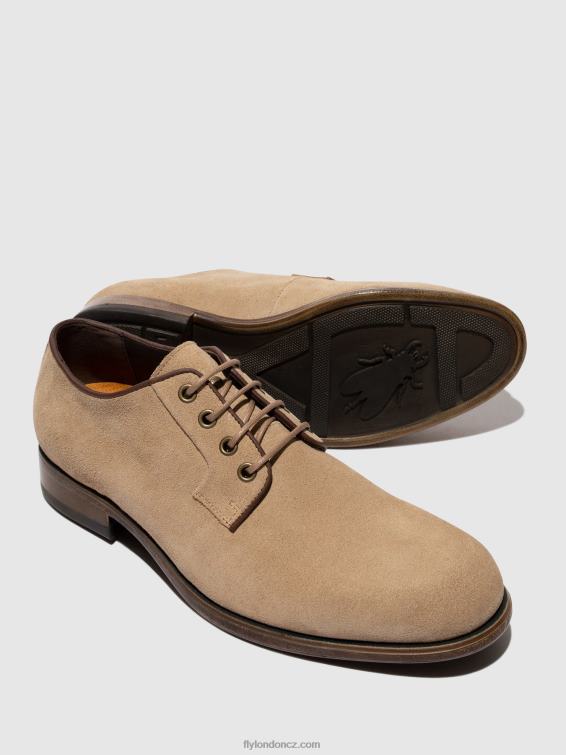 béžový Fly London muži šněrovací boty maso957 2HX4R821
