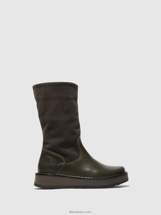 diesel (růžový) Fly London ženy boty na zip rula083 2HX4R298