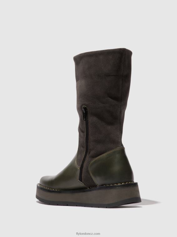 diesel (růžový) Fly London ženy boty na zip rula083 2HX4R298