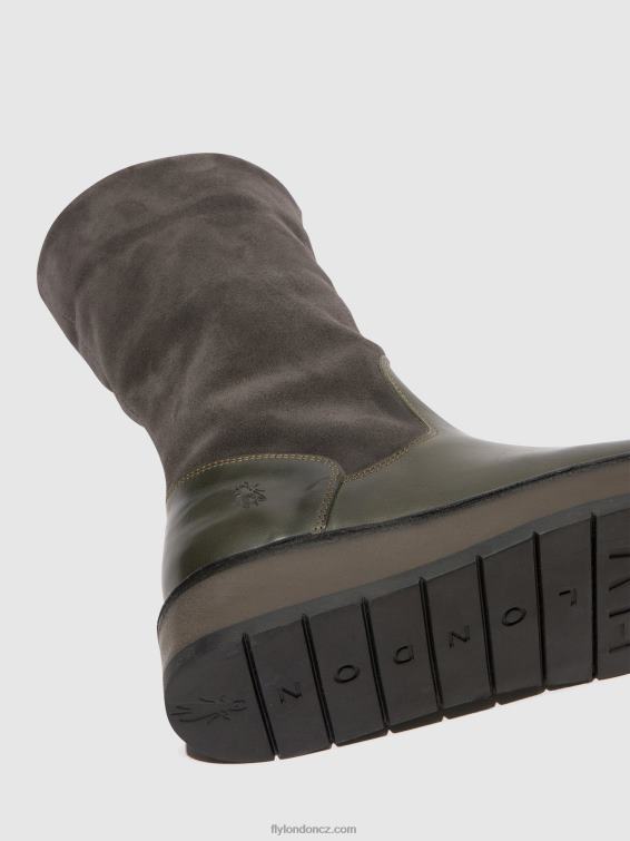 diesel (růžový) Fly London ženy boty na zip rula083 2HX4R298
