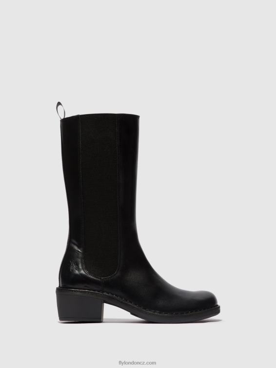 Černá Fly London ženy boty na zip mada081 2HX4R307