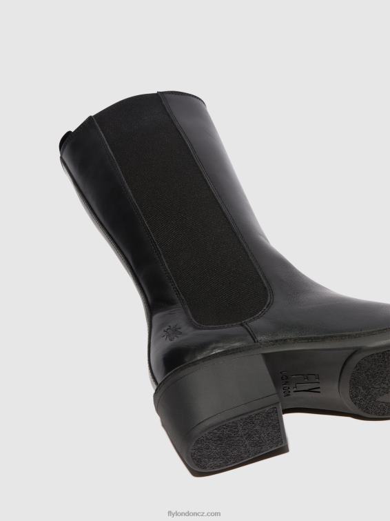 Černá Fly London ženy boty na zip mada081 2HX4R307