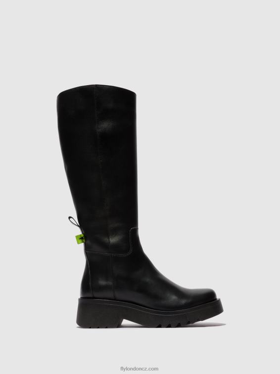 Černá Fly London ženy boty na zip mynt908 2HX4R302