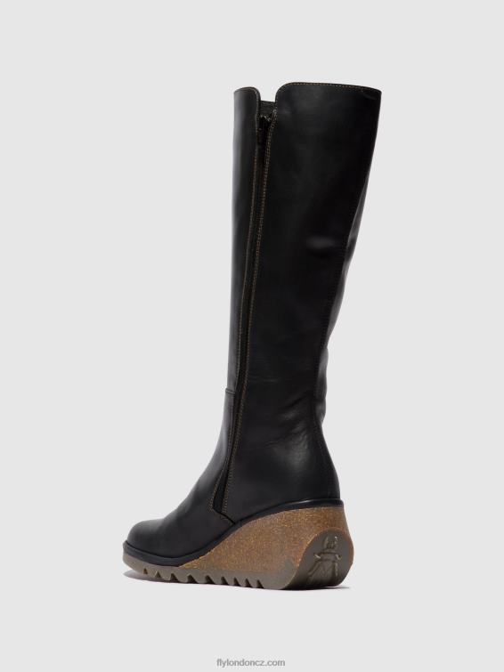 Černá Fly London ženy boty na zip nary328 2HX4R287