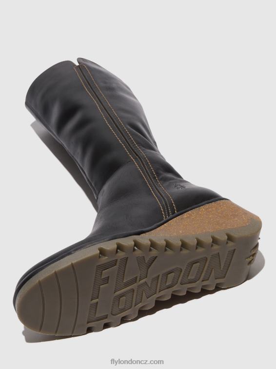 Černá Fly London ženy boty na zip nary328 2HX4R287