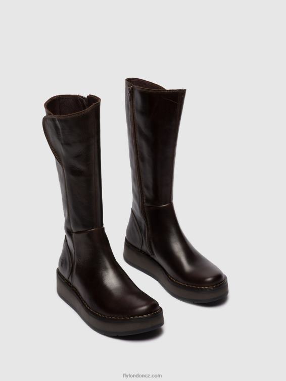 koberec dk. hnědý Fly London ženy boty na zip rhea042 2HX4R341
