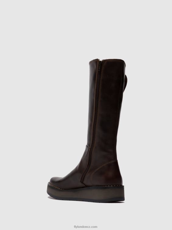 koberec dk. hnědý Fly London ženy boty na zip rhea042 2HX4R341