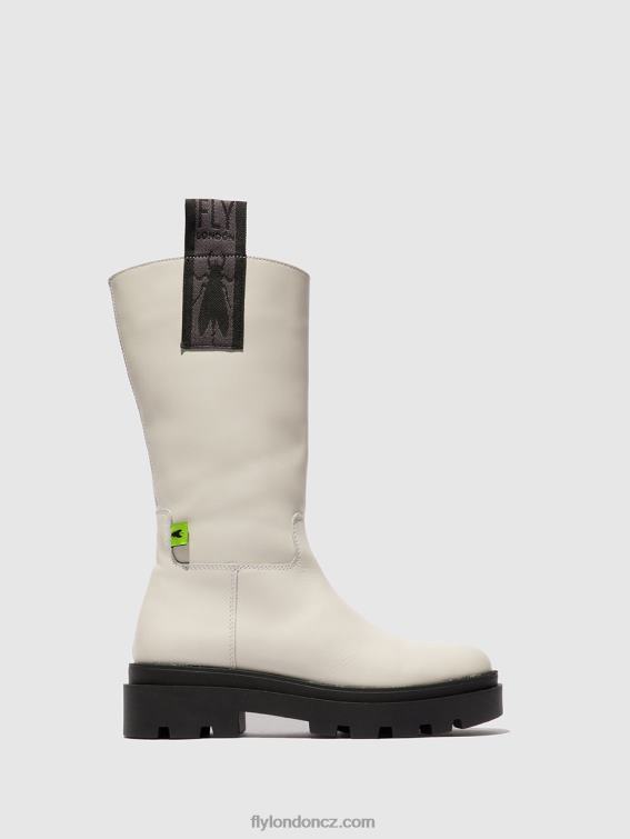 naomi offwhite Fly London ženy boty na zip jalo882 2HX4R311