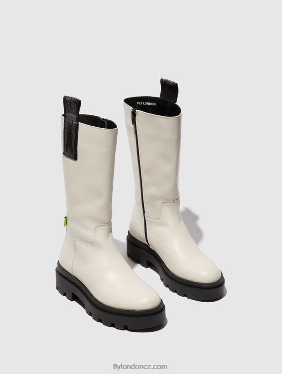 naomi offwhite Fly London ženy boty na zip jalo882 2HX4R311