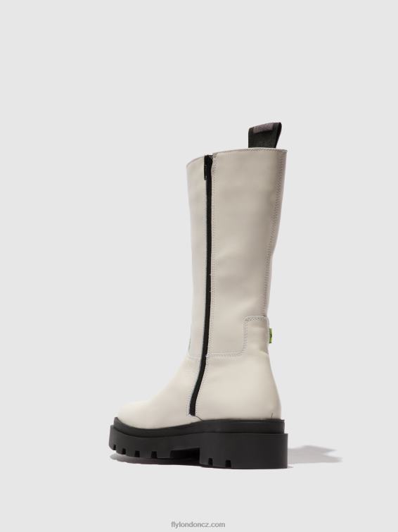 naomi offwhite Fly London ženy boty na zip jalo882 2HX4R311