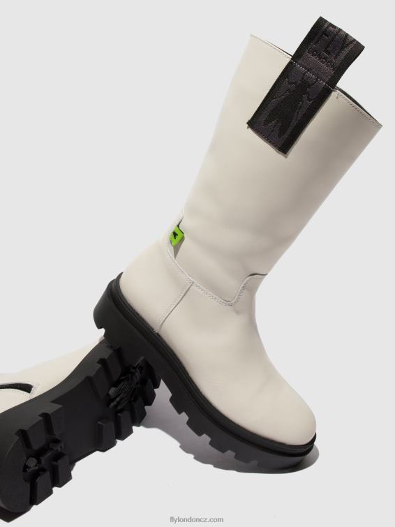 naomi offwhite Fly London ženy boty na zip jalo882 2HX4R311