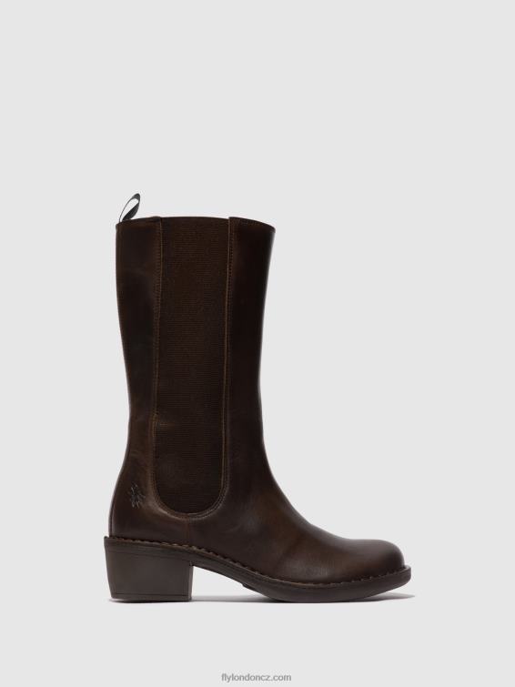 nevím. hnědý Fly London ženy boty na zip mada081 2HX4R303