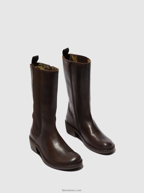 nevím. hnědý Fly London ženy boty na zip mada081 2HX4R303