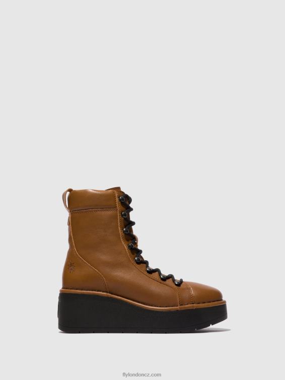cuoio Fly London ženy šněrovací kotníkové boty hand247 2HX4R103
