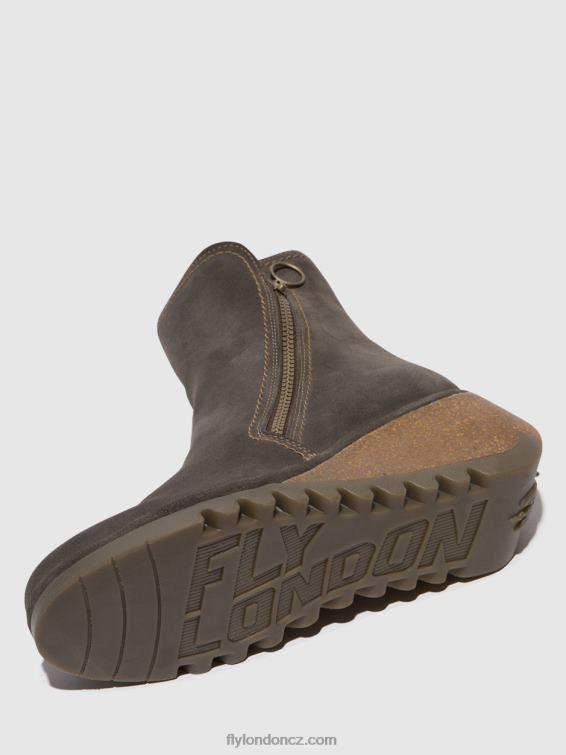 diesel Fly London ženy kotníkové boty na zip nela407 2HX4R50