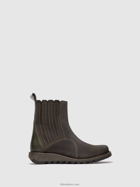diesel Fly London ženy kotníkové boty na zip suzy899 2HX4R40