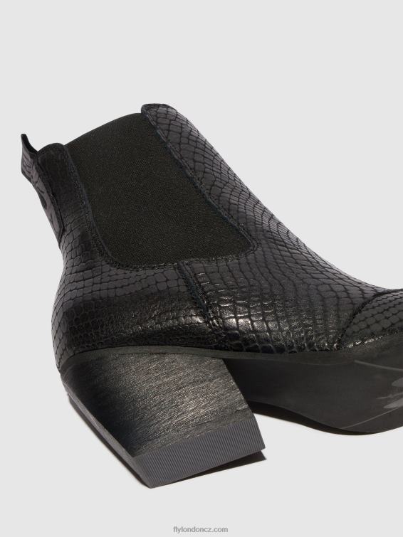 Černá Fly London ženy chelsea kotníkové boty torm911 2HX4R122