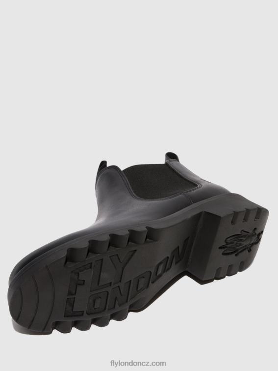 černá (celá černá) Fly London ženy chelsea kotníkové boty rika894 2HX4R124