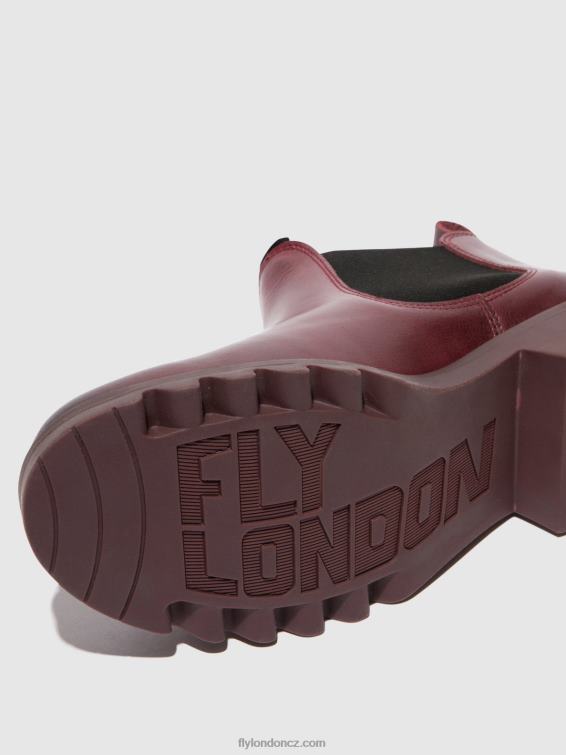 fialová (fialová podrážka) Fly London ženy chelsea kotníkové boty rika894 2HX4R126