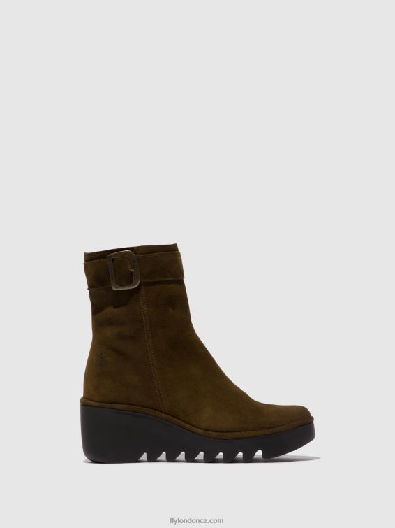kal Fly London ženy kotníkové boty na zip bepp396 2HX4R61