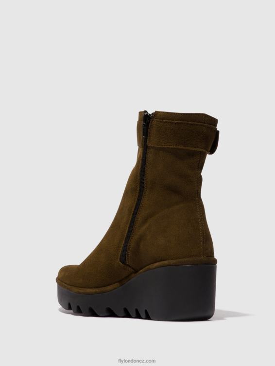 kal Fly London ženy kotníkové boty na zip bepp396 2HX4R61