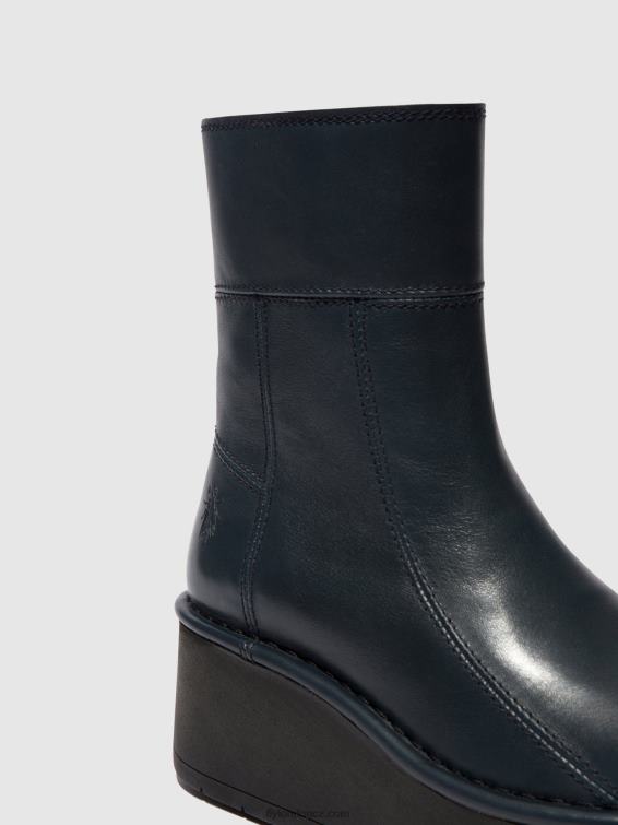 námořnictvo Fly London ženy kotníkové boty na zip hann248 2HX4R56