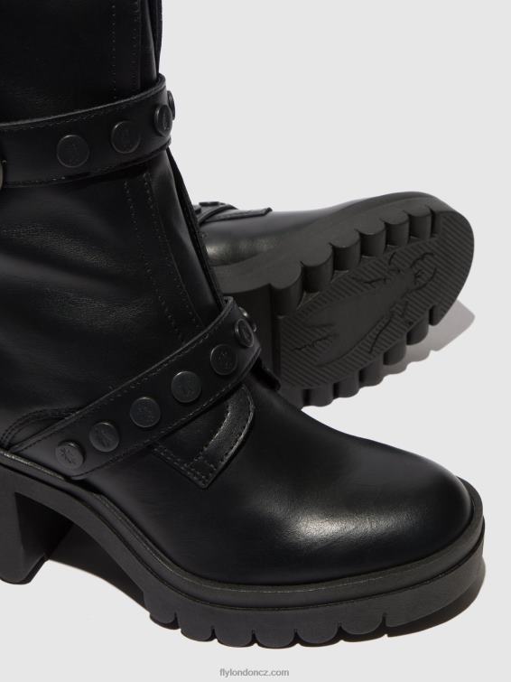 nausica černá Fly London ženy kotníkové boty na zip tama888 2HX4R160