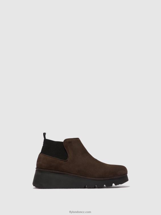 nevím. taupe Fly London ženy elastické kotníkové boty pada403 2HX4R112