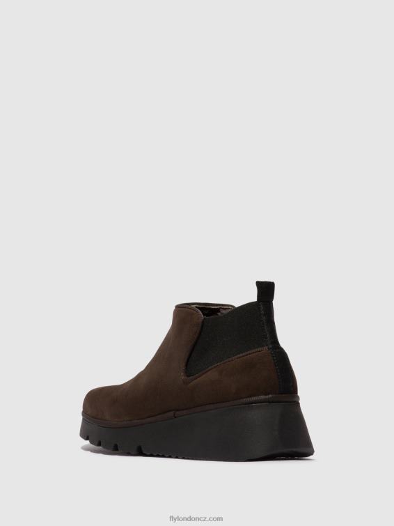nevím. taupe Fly London ženy elastické kotníkové boty pada403 2HX4R112