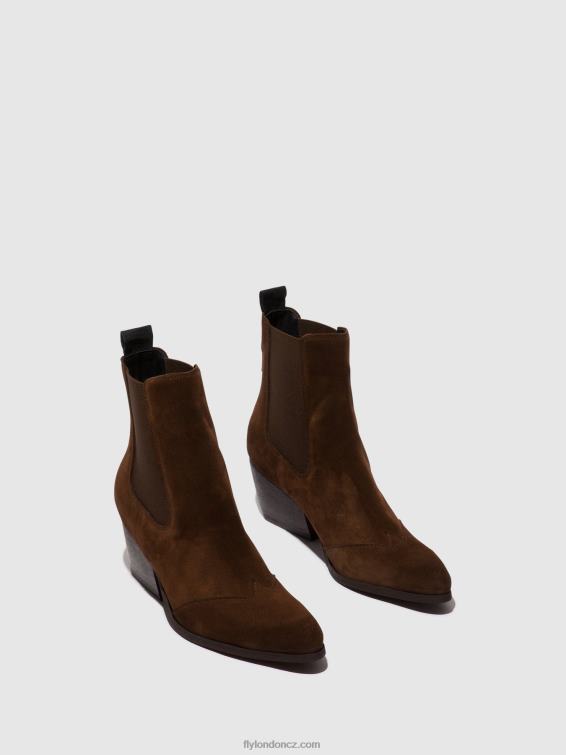 čokoláda Fly London ženy chelsea kotníkové boty torm911 2HX4R114