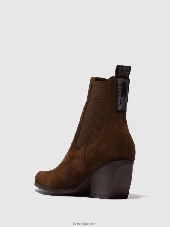 čokoláda Fly London ženy chelsea kotníkové boty torm911 2HX4R114