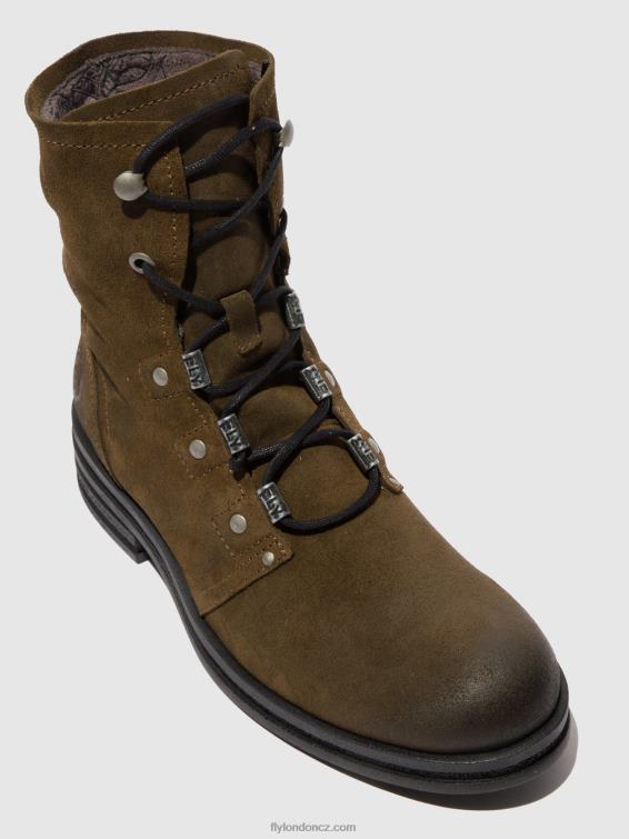 olejnatý kal Fly London ženy šněrovací kotníkové boty knot792 2HX4R202