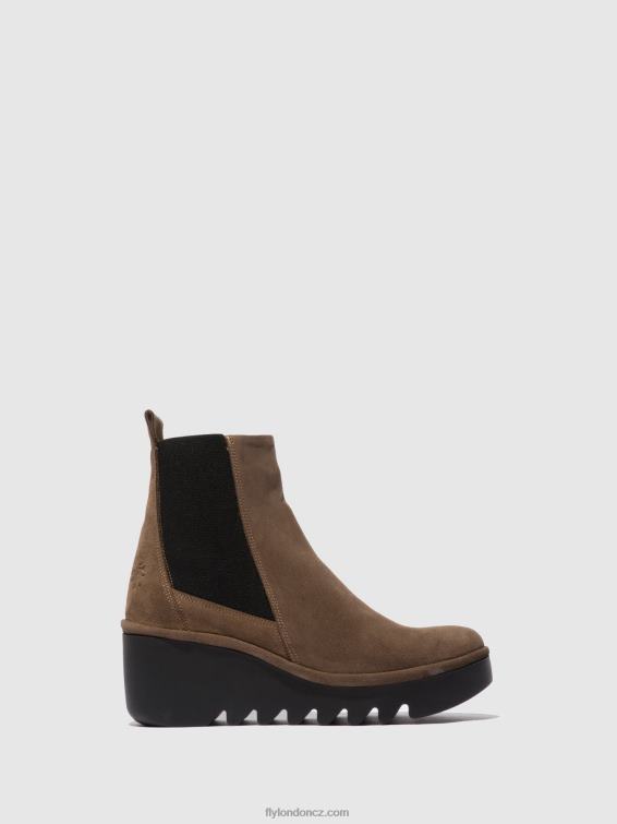 olejovitá taupe Fly London ženy chelsea kotníkové boty bagu233 2HX4R231