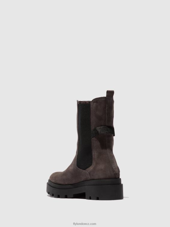 semišově šedé Fly London ženy chelsea boots judy819 2HX4R333