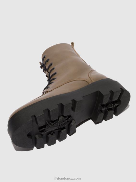 taupe Fly London ženy šněrovací kotníkové boty jaye878 2HX4R101