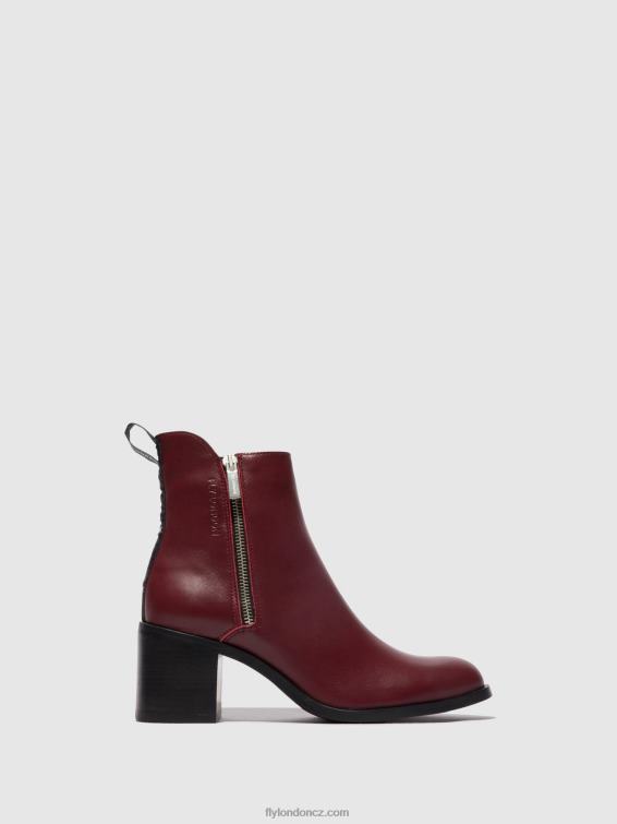 víno Fly London ženy kotníkové boty na zip ader912 2HX4R80
