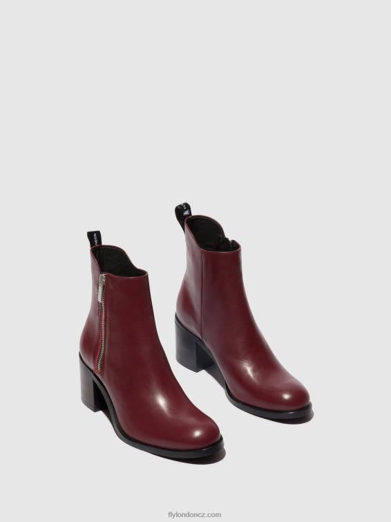 víno Fly London ženy kotníkové boty na zip ader912 2HX4R80