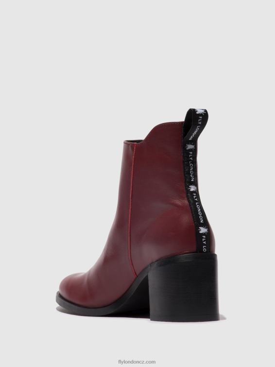 víno Fly London ženy kotníkové boty na zip ader912 2HX4R80