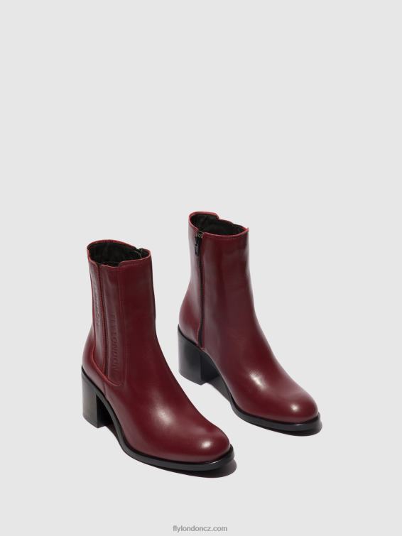 víno Fly London ženy kotníkové boty na zip amel913 2HX4R72