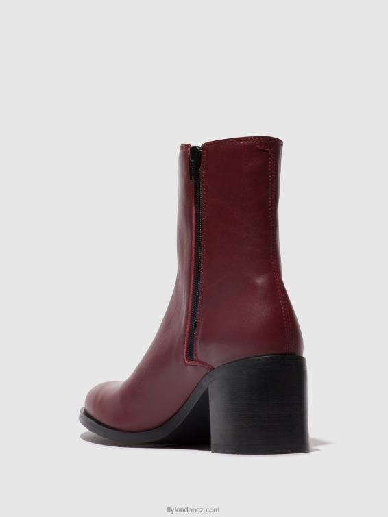 víno Fly London ženy kotníkové boty na zip amel913 2HX4R72