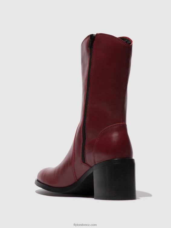 víno Fly London ženy kotníkové boty na zip asta914 2HX4R75