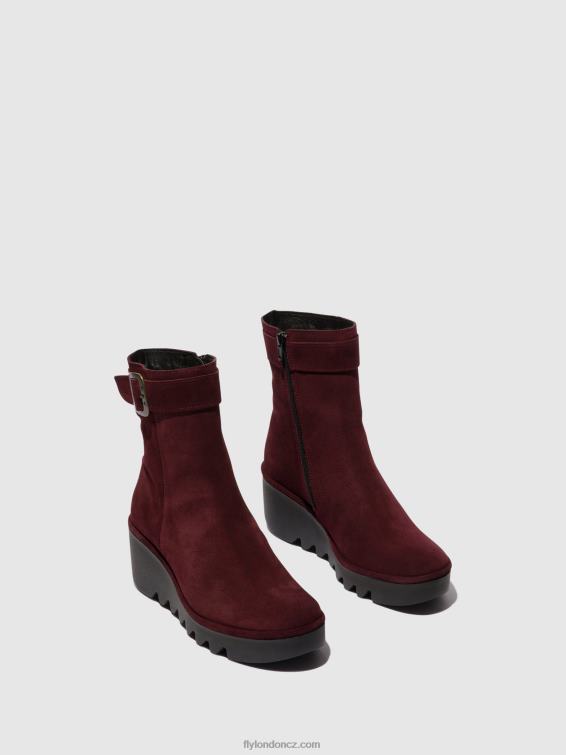 víno Fly London ženy kotníkové boty na zip bepp396 2HX4R62