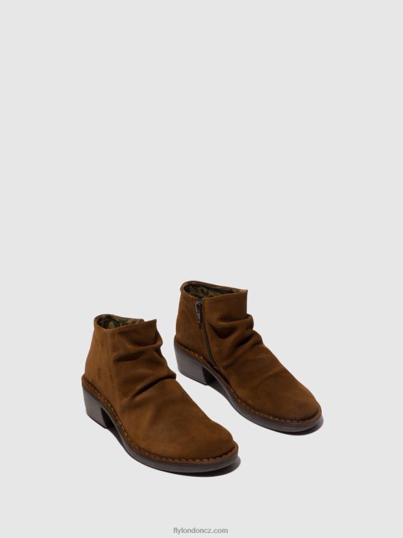 velbloud Fly London ženy kotníkové boty na zip merk093 2HX4R55