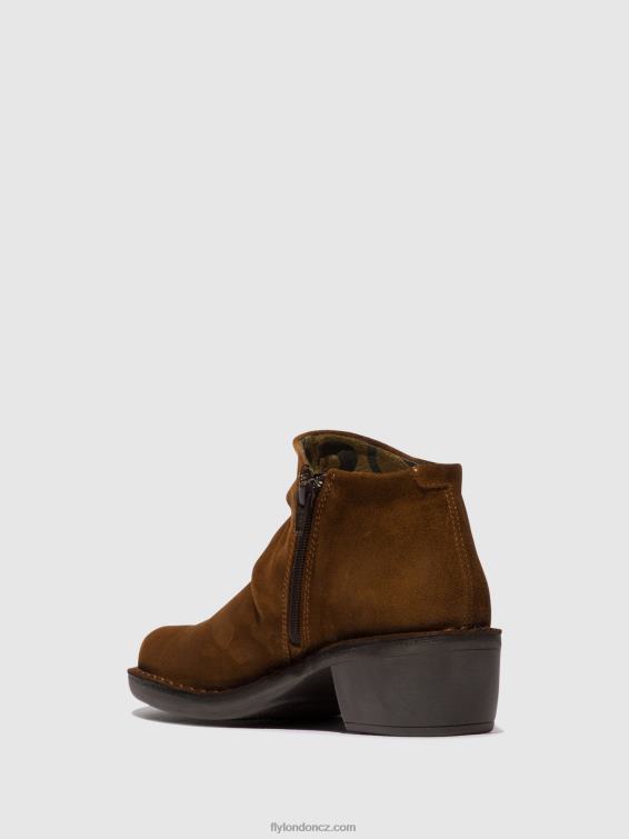 velbloud Fly London ženy kotníkové boty na zip merk093 2HX4R55