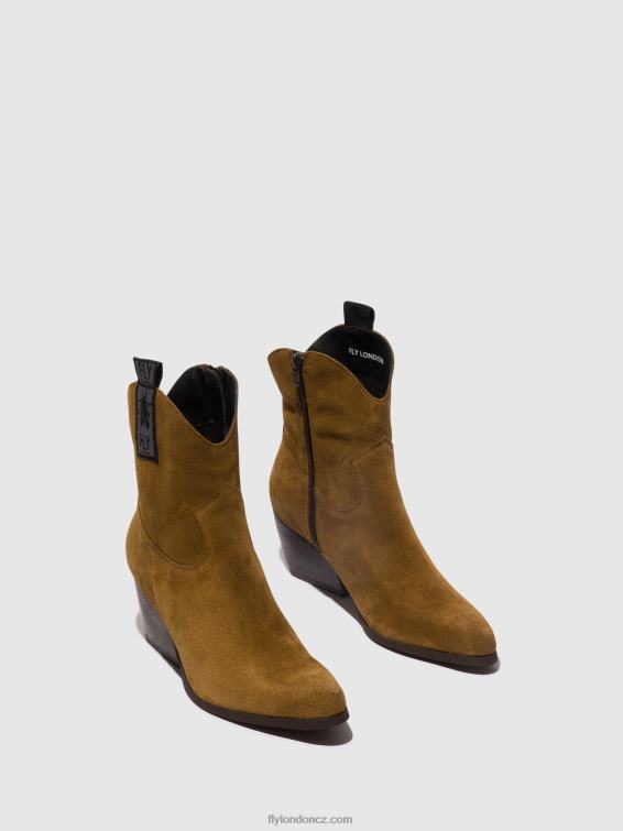 velbloud Fly London ženy kotníkové boty na zip tabb905 2HX4R32