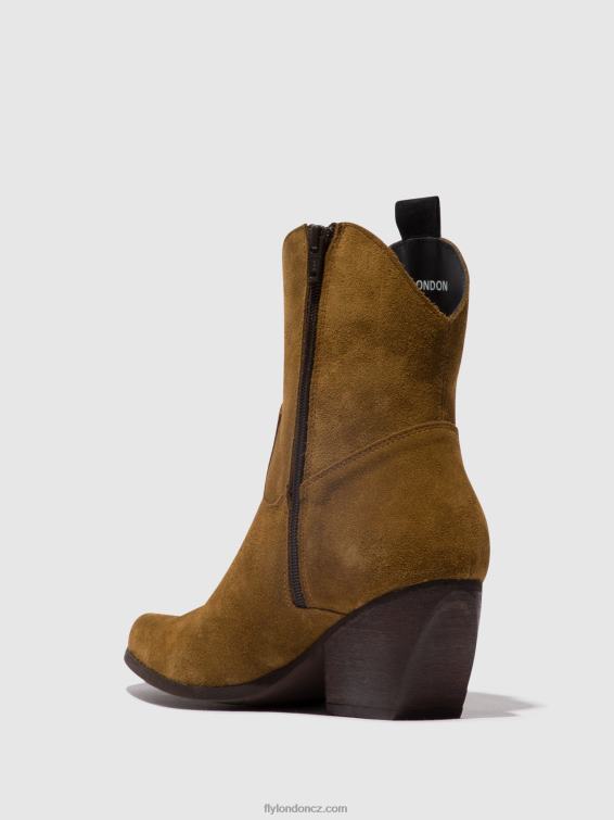 velbloud Fly London ženy kotníkové boty na zip tabb905 2HX4R32