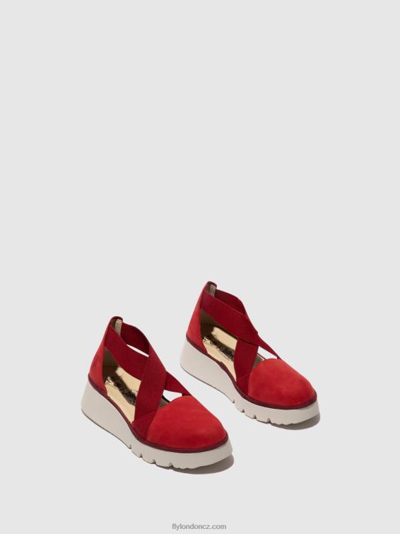 rtěnka červená Fly London ženy elastické boty pacy415 2HX4R660