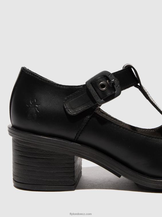 Černá Fly London ženy boty mary jane cady180 2HX4R622