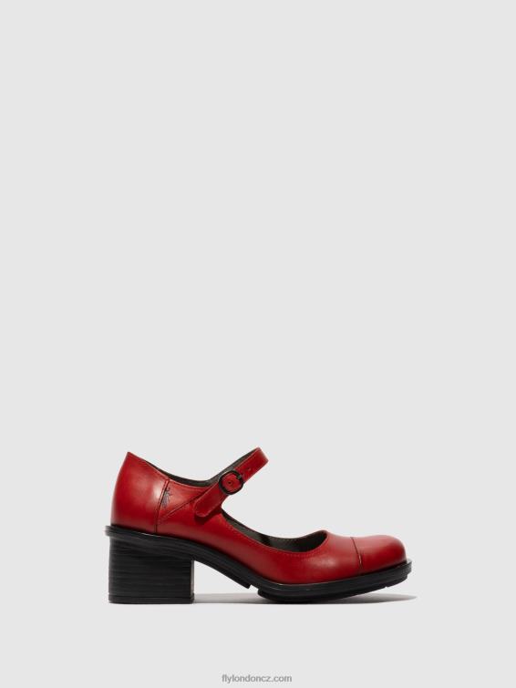 Červené Fly London ženy boty mary jane cody877 2HX4R650